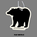 Paper Air Freshener Tag- Bear Silhouette